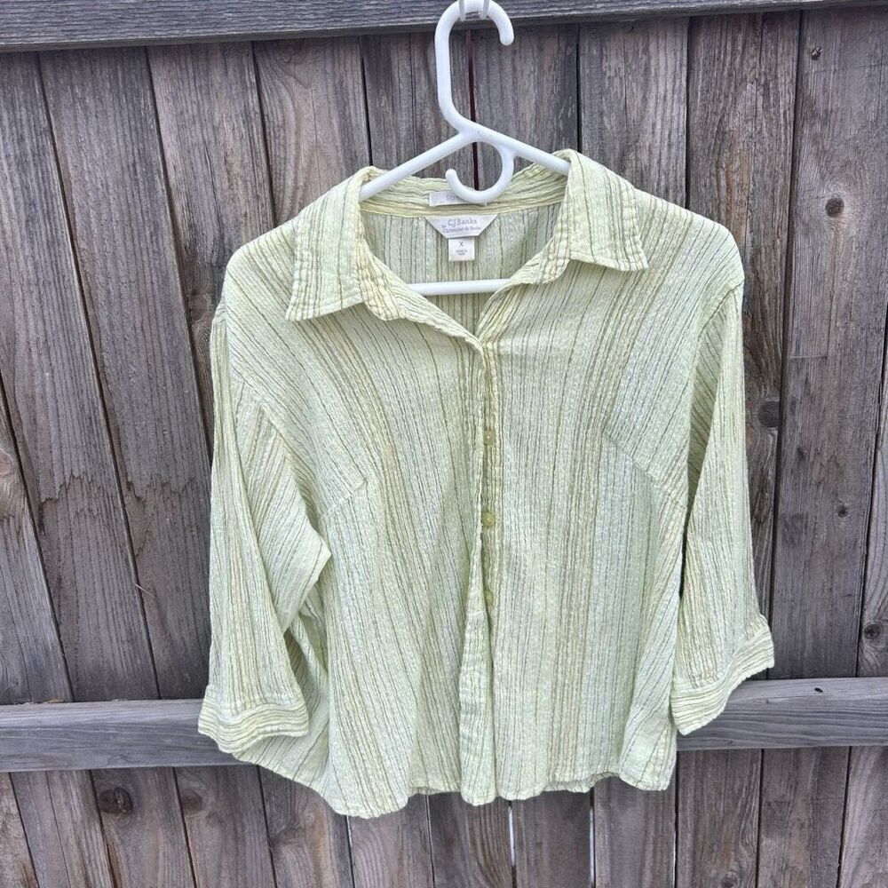 Vintage CJ Banks stretch blouse size X